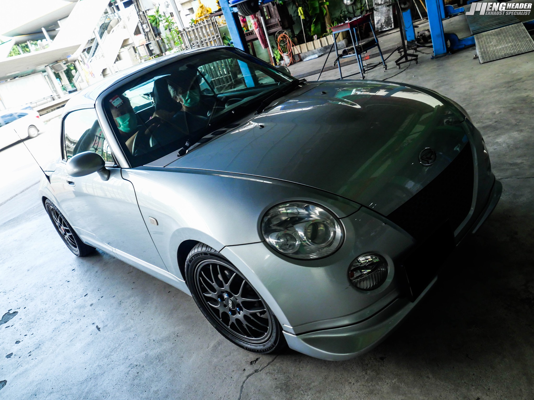 Daihatsu Copen Roadster... - เม้งเฮดเดอร์ เทอร์โบ ท่อไอเสีย