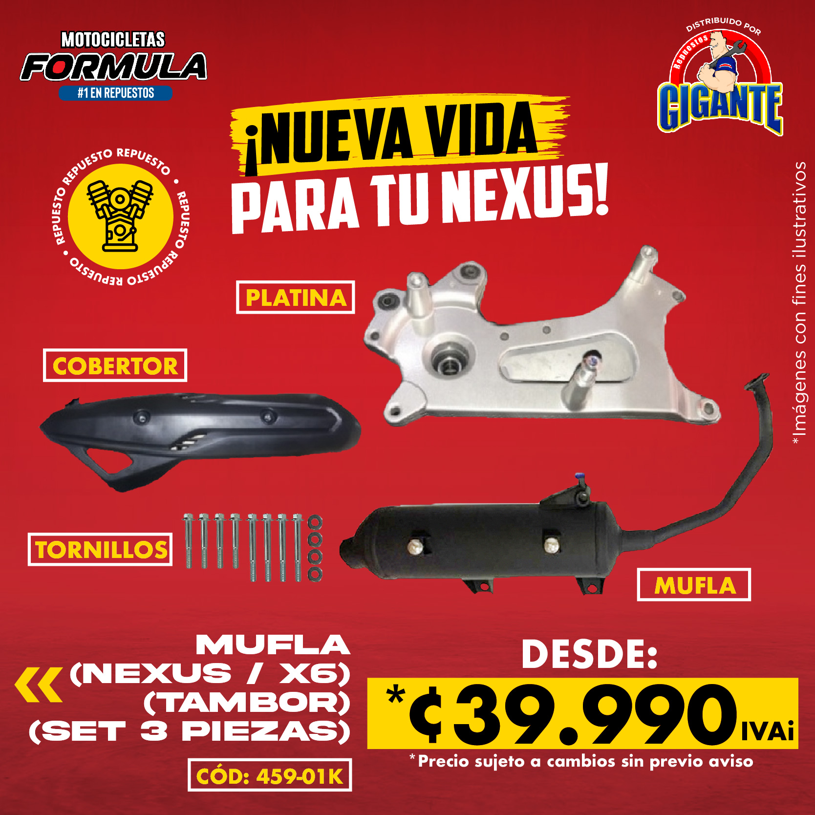 🛵 ¡Encontrá las muflas para tu... - Motos Formula Costa Rica | Facebook