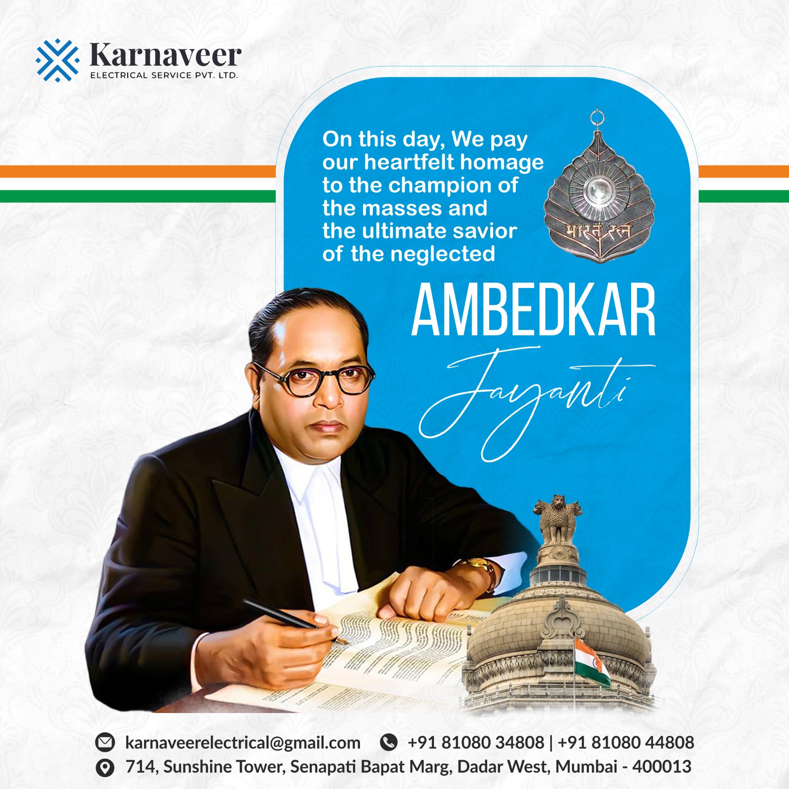 Karnaveer - !! Honoring the Architect of The Indian Constitution on his ...