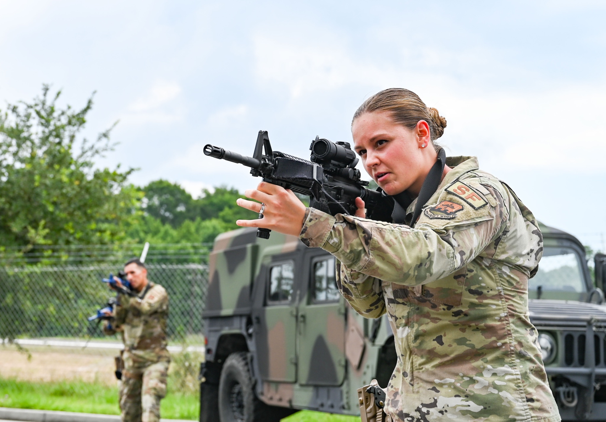 165th - U.S. Air Force Airman First Class Taylor Foster, a defender in ...
