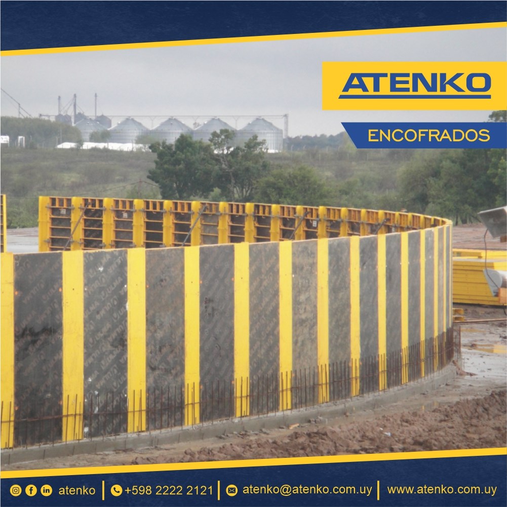 Atenko - Encofrado curvo con sistema de paneles ATK60.... | Facebook