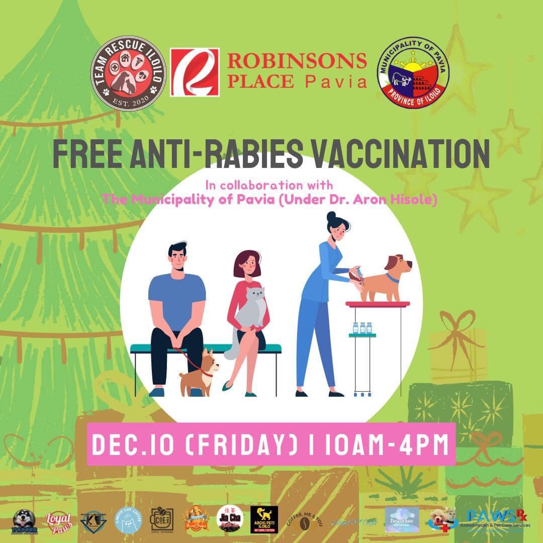 FREE ANTI-RABIES VACCINATION TOMORROW!... - Pavia News Update