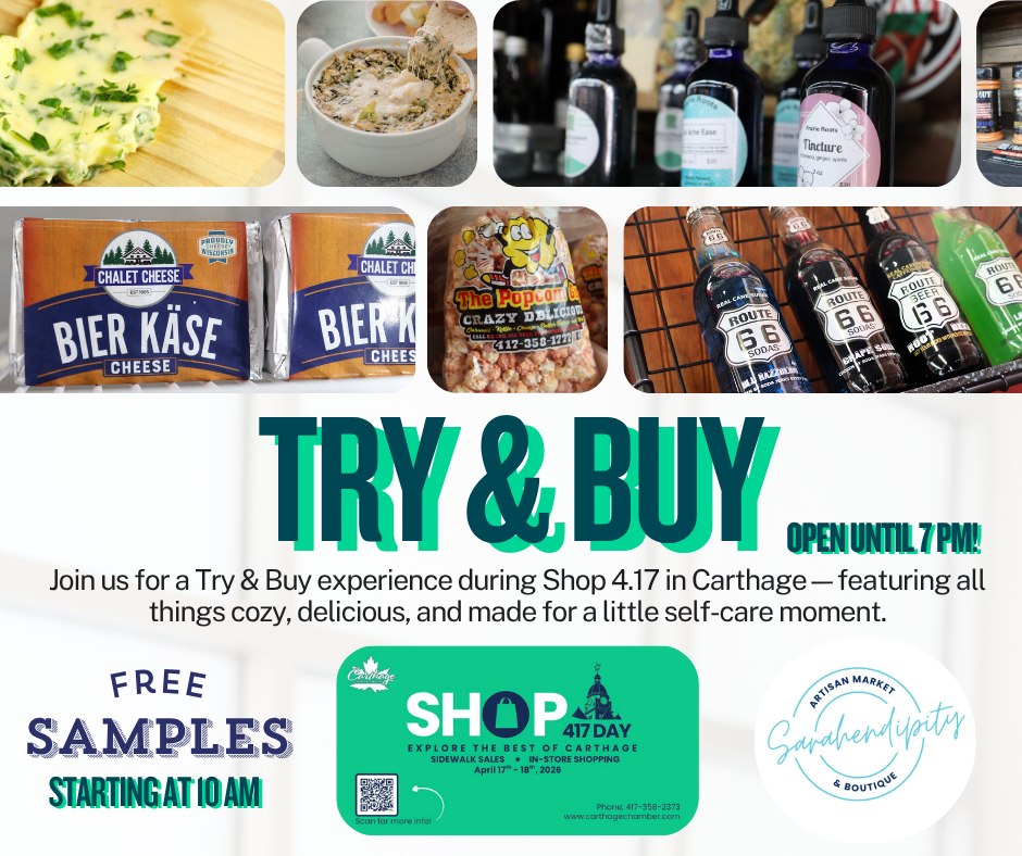 Try & Buy - Samples at Sarahendipity