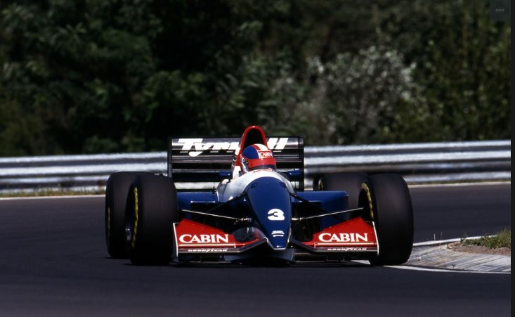 What is the Tyrrell 021 test information?