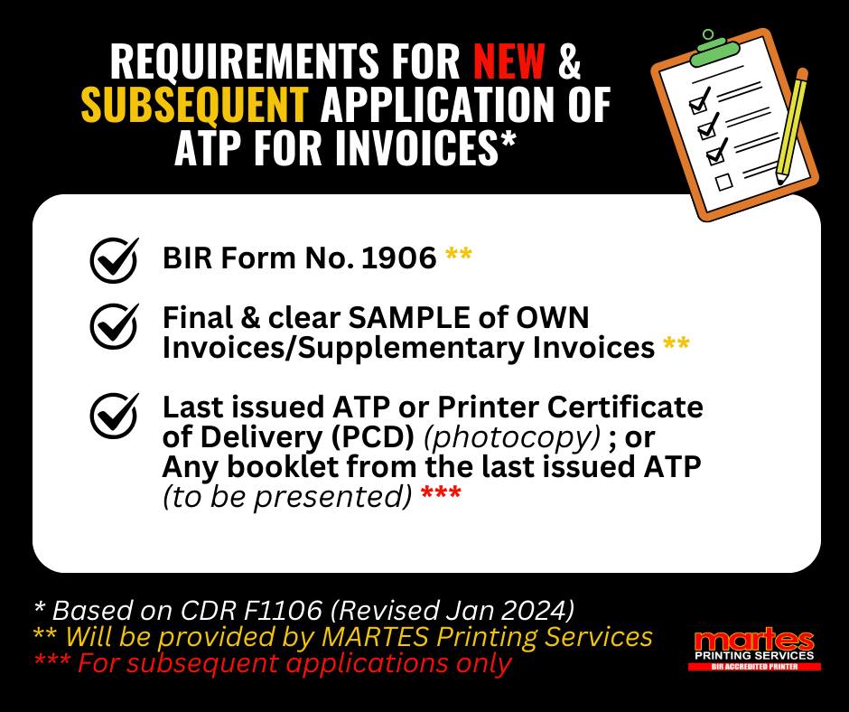 HERE'S THE UPDATED... - MARTES Printing Services | Facebook