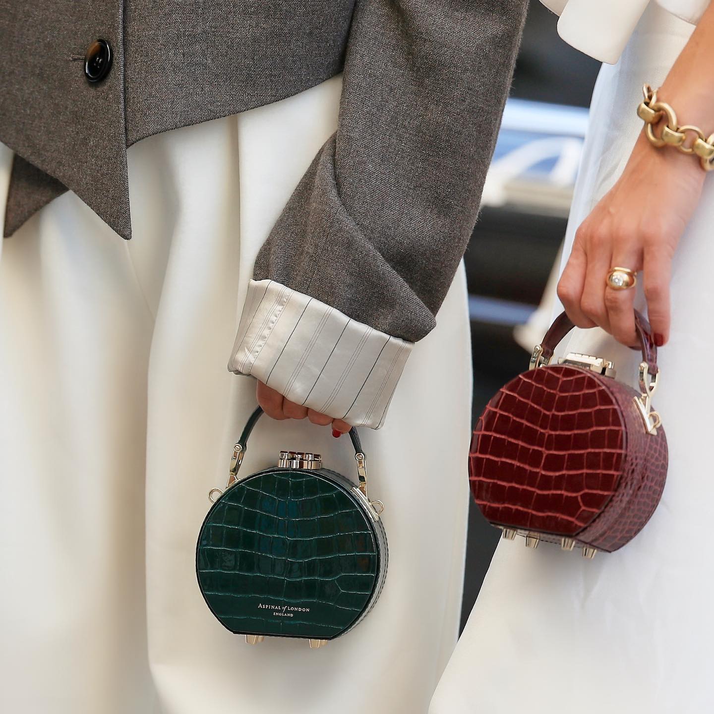 Aspinal - Small yet standout accessories. Our iconic Micro Hatbox 