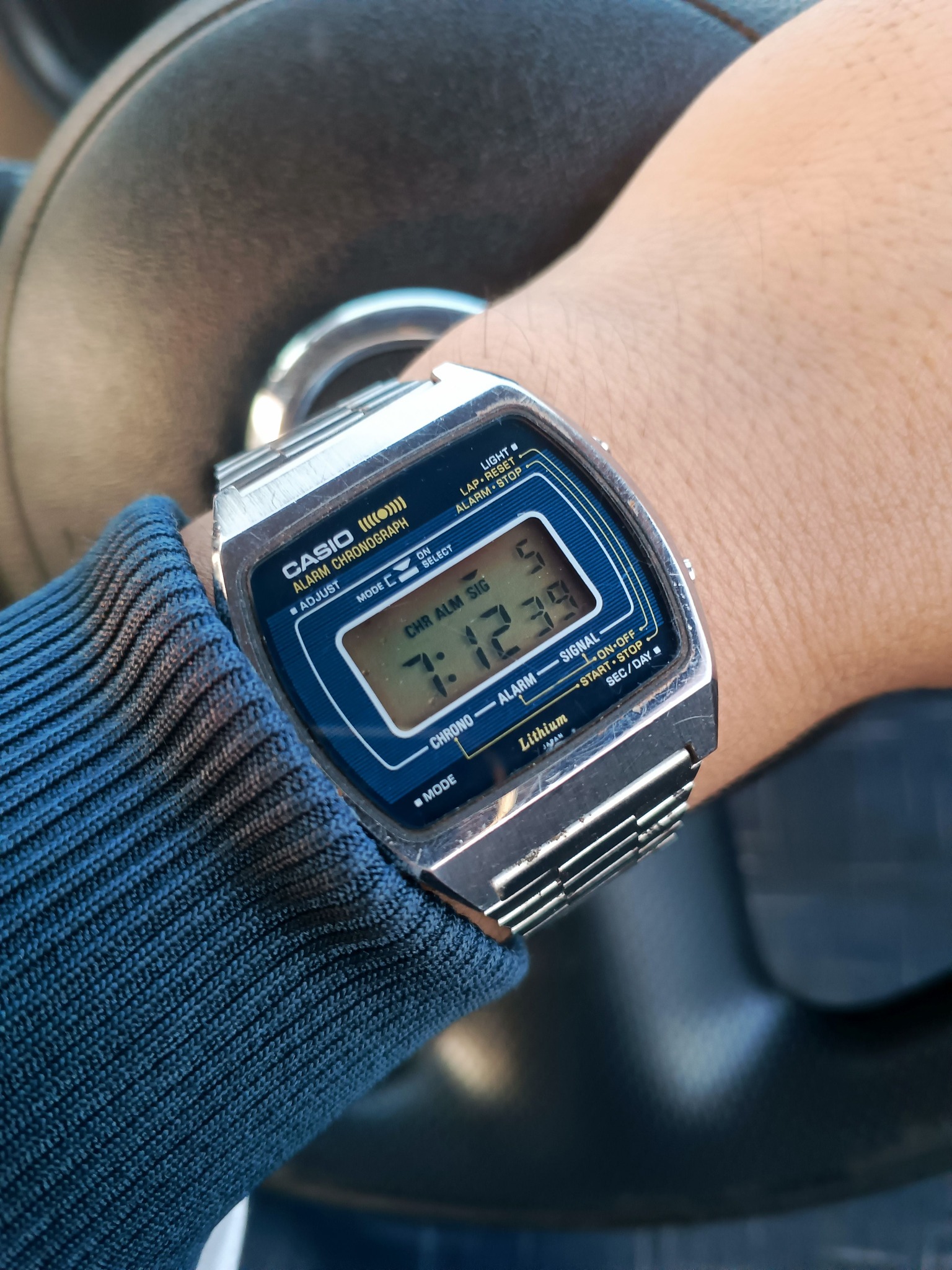 Casio FB-90W Batteryless Solar watch from 1986 NOS condition it's