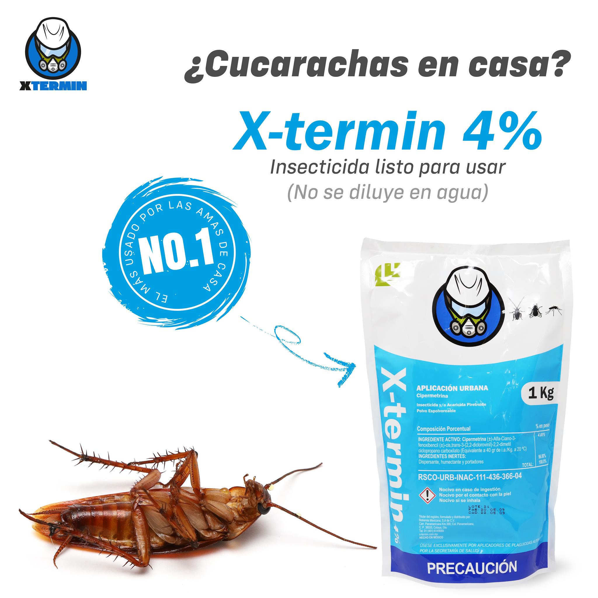 x-termin - X-termin® 4% El insecticida más versátil para... | Facebook
