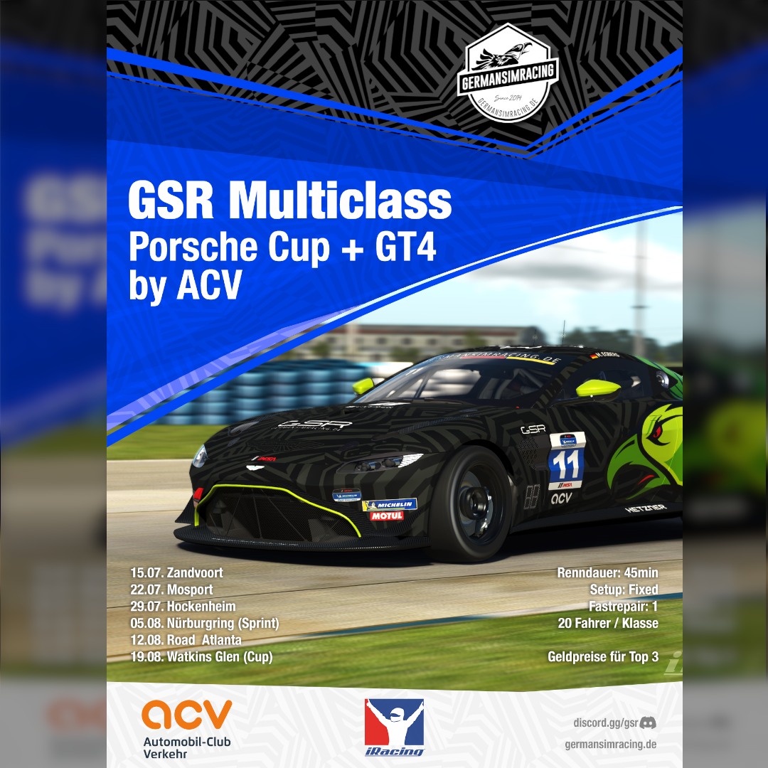 A new league of GSR has been... - GermanSimRacing.de