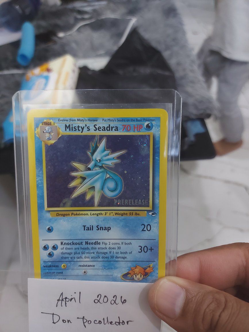 misty's seadra prerelease pokemon card value - WOTC: Promo (Prerelease) this piece serves as a premier focal point for any high Misty's Seadra 2000 Pokemon WoTC