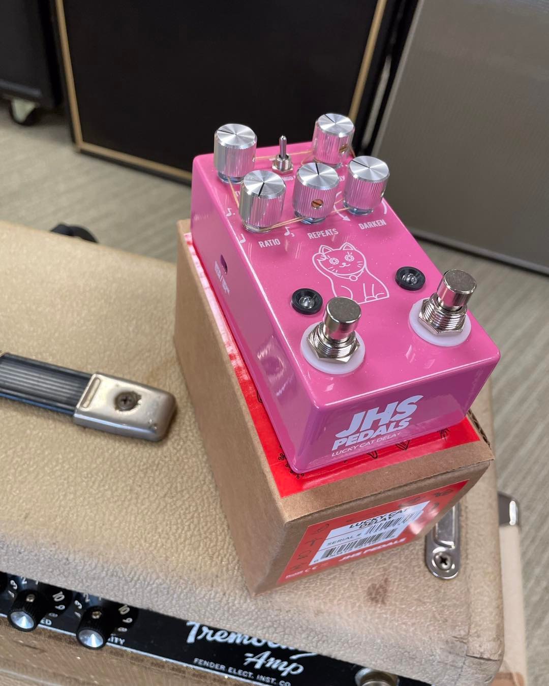JHS Lucky Cat pedal review with great delay sound