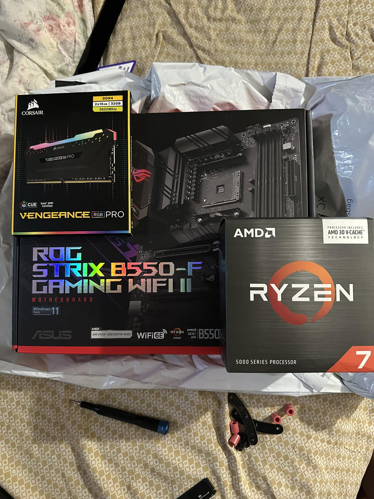 For sale ‼️ Core i7 10700kf Asus rog b460f gaming Gskill 3200mhz 