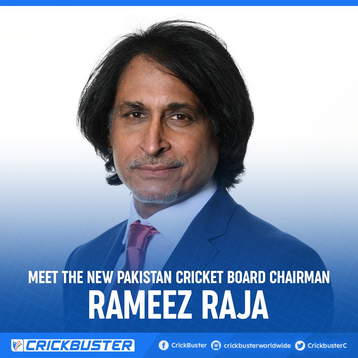 CrickBuster - Meet the new chairman of PCB! Rameez Raja... | Facebook
