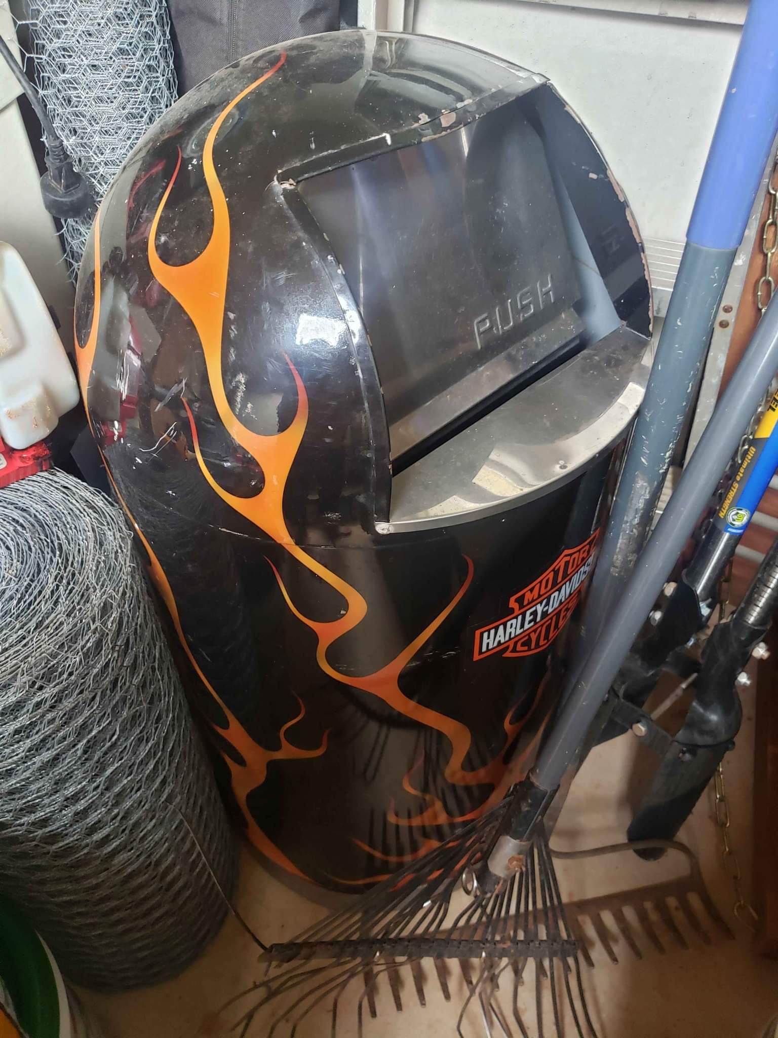 Harley Davidson Beer Cooler and matching trash can!! - Miscellaneous ...