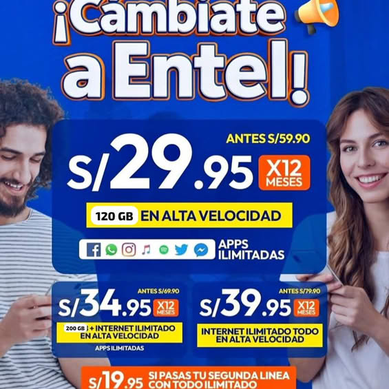 📲 ENTEL PERÚ 📈 Portabilidad, Renovación, Líneas Nuevas, Internet Hogar ...