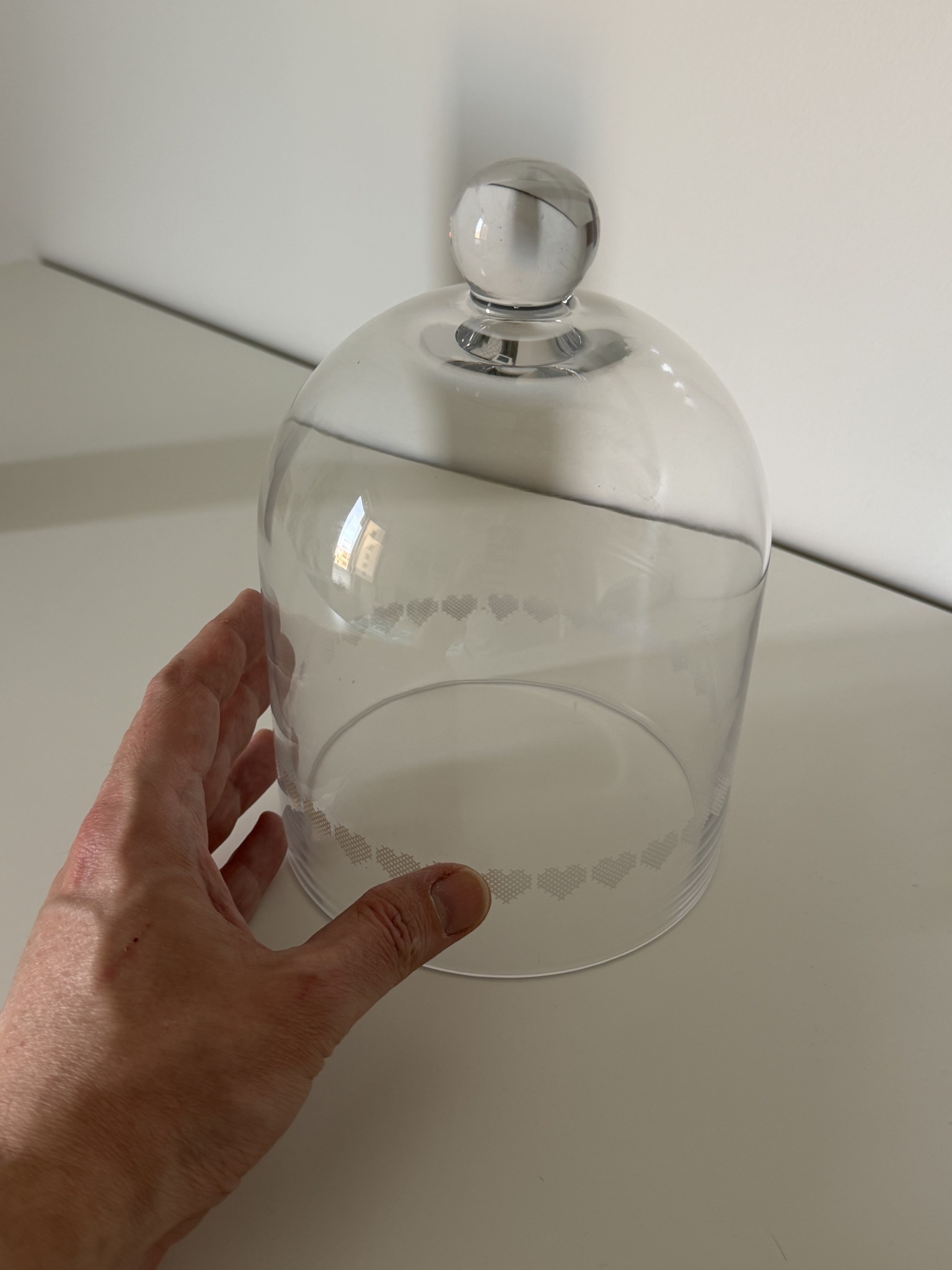Grand Cylindre Verre Soufflé Sans Fond - Transparent - H 45 Cm, Ø 23,5 Cm - Vase Décoratif Moderne Ouvert