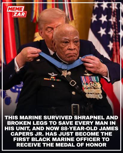 Valerie Nessel accepted the Medal of Honor from President Donald J