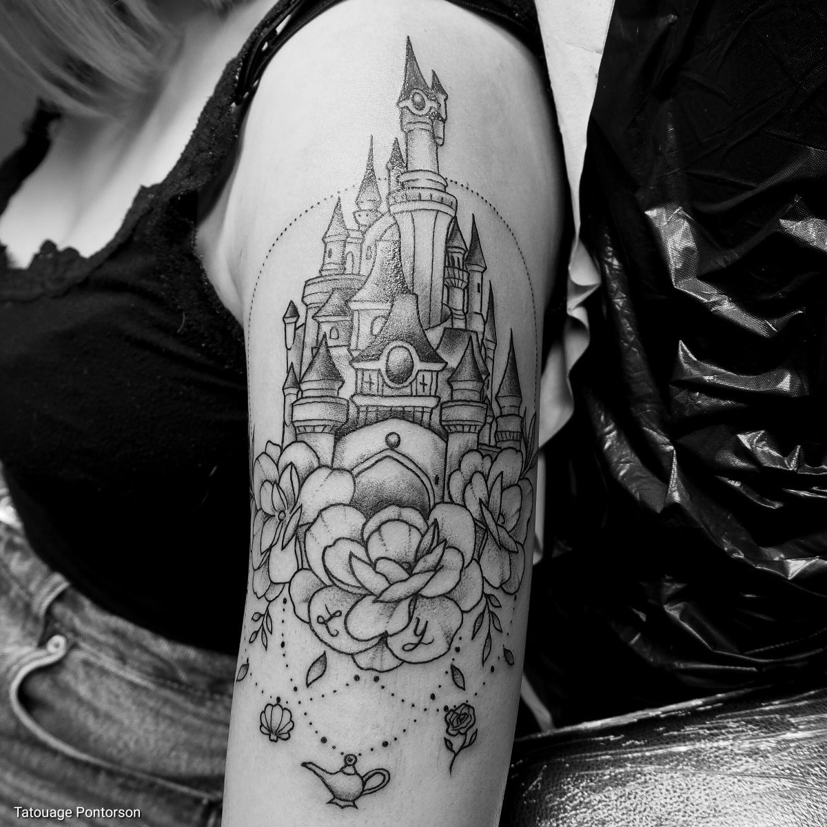Tatouage Disney Noir Et Blanc