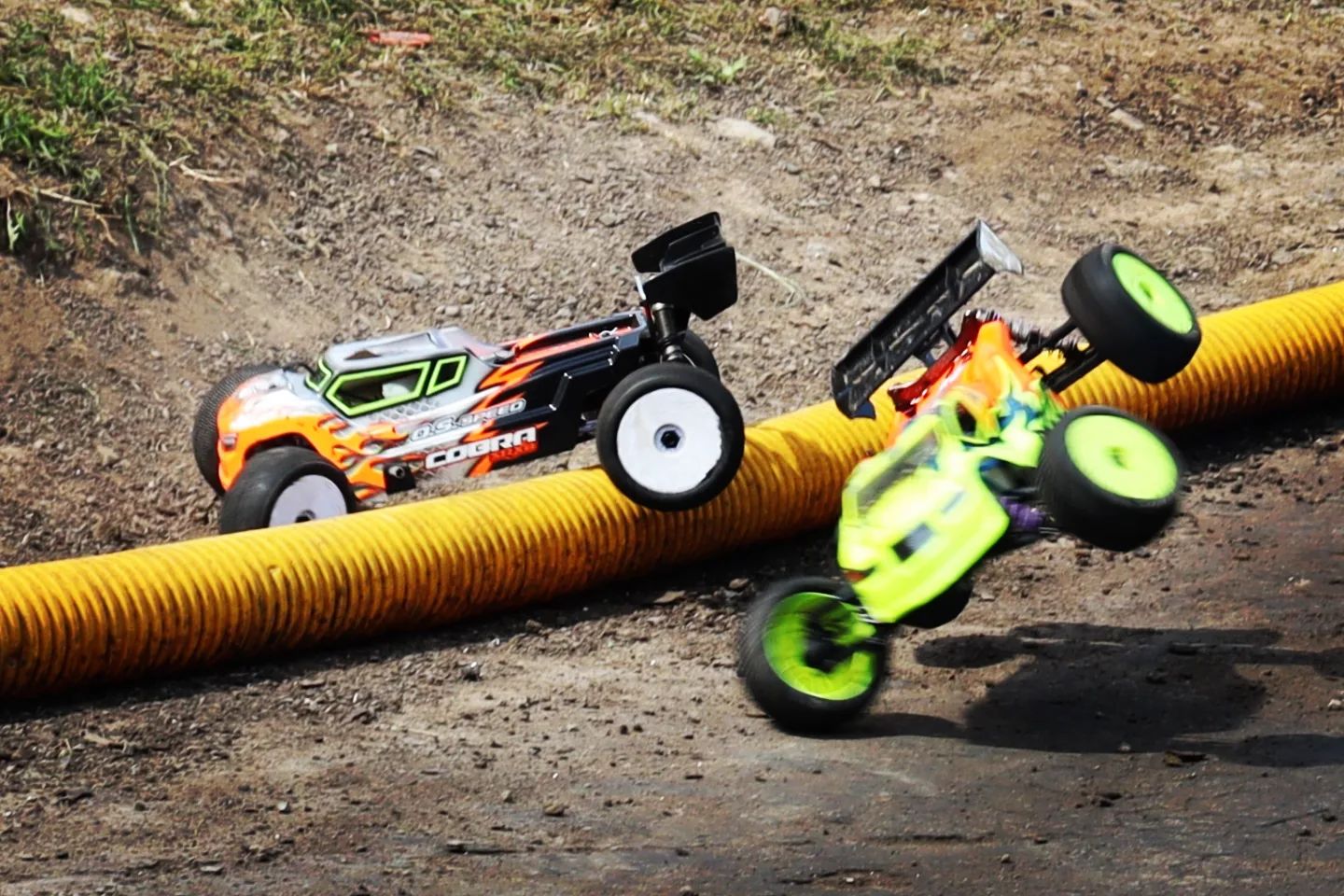 Real Shot RC - High flying action at @begoracing this weekend.