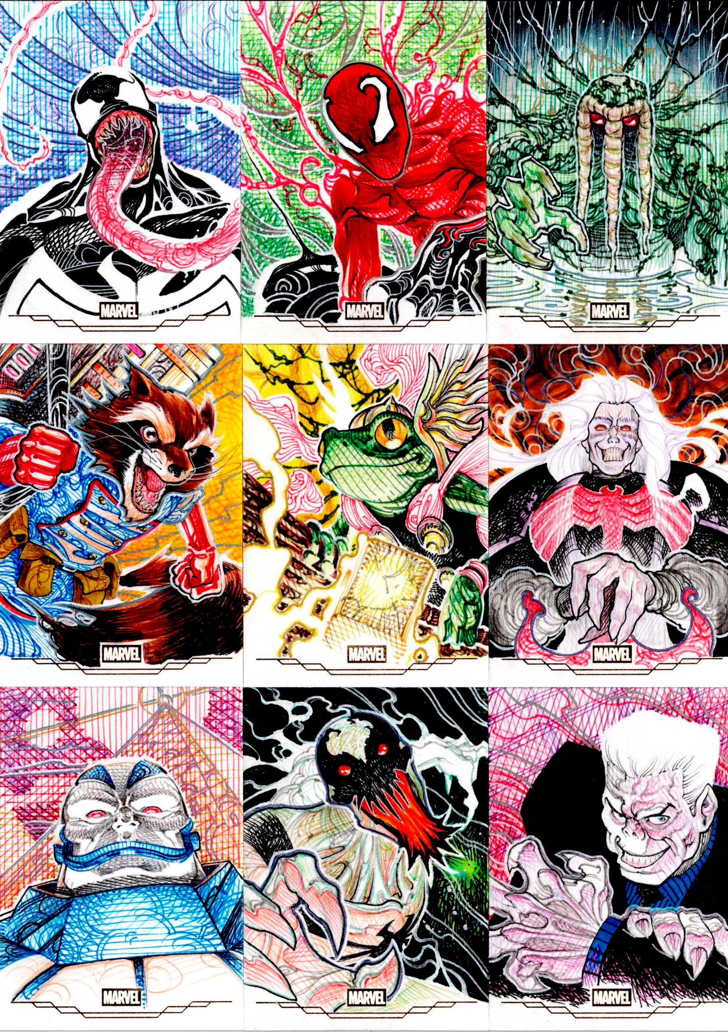 Take a first look at the new Sketch Cards from the new Marvel Mint