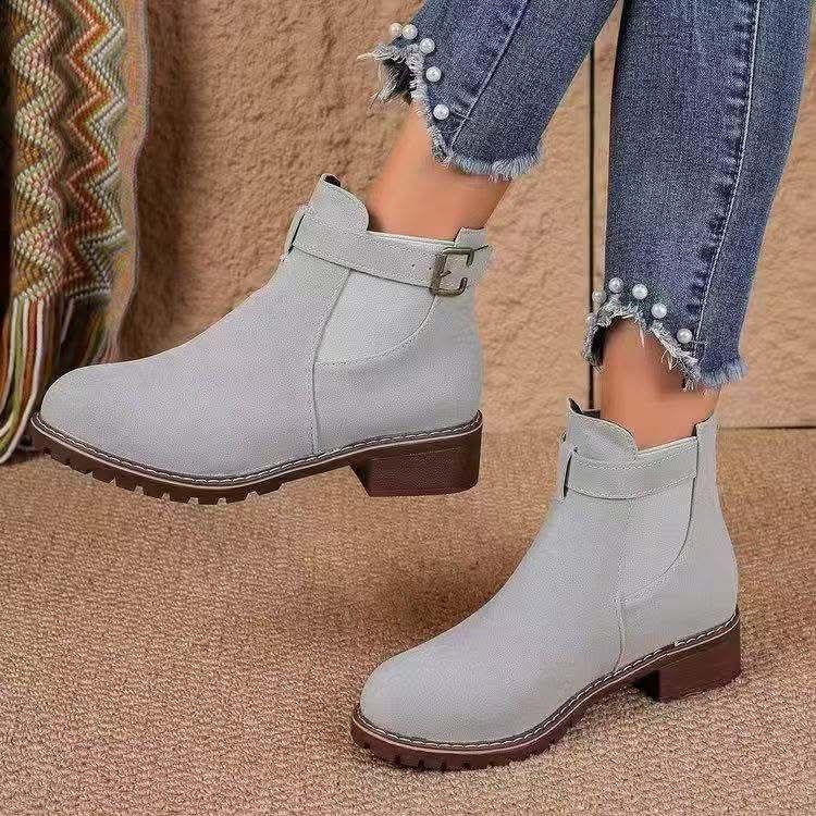 Bottes de Cowboy occidentales pour femmes, automne hiver, rétro, bout pointu, talons épais, à volants, en cuir PU, mi-mollet, grande taille  322