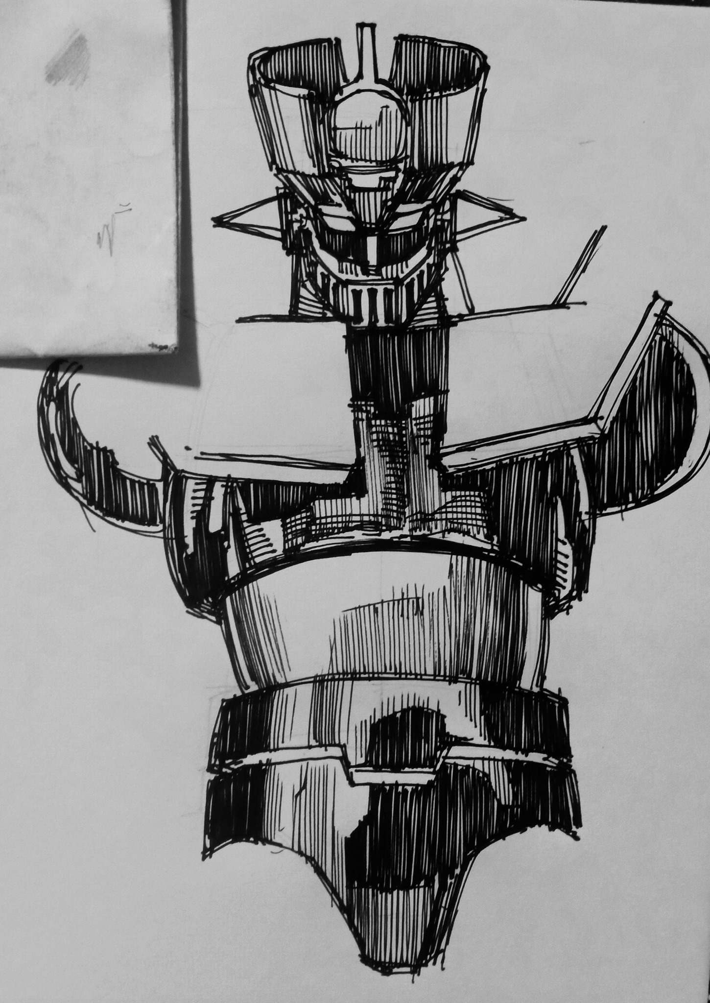 Mazinger Z gel pen and brush set