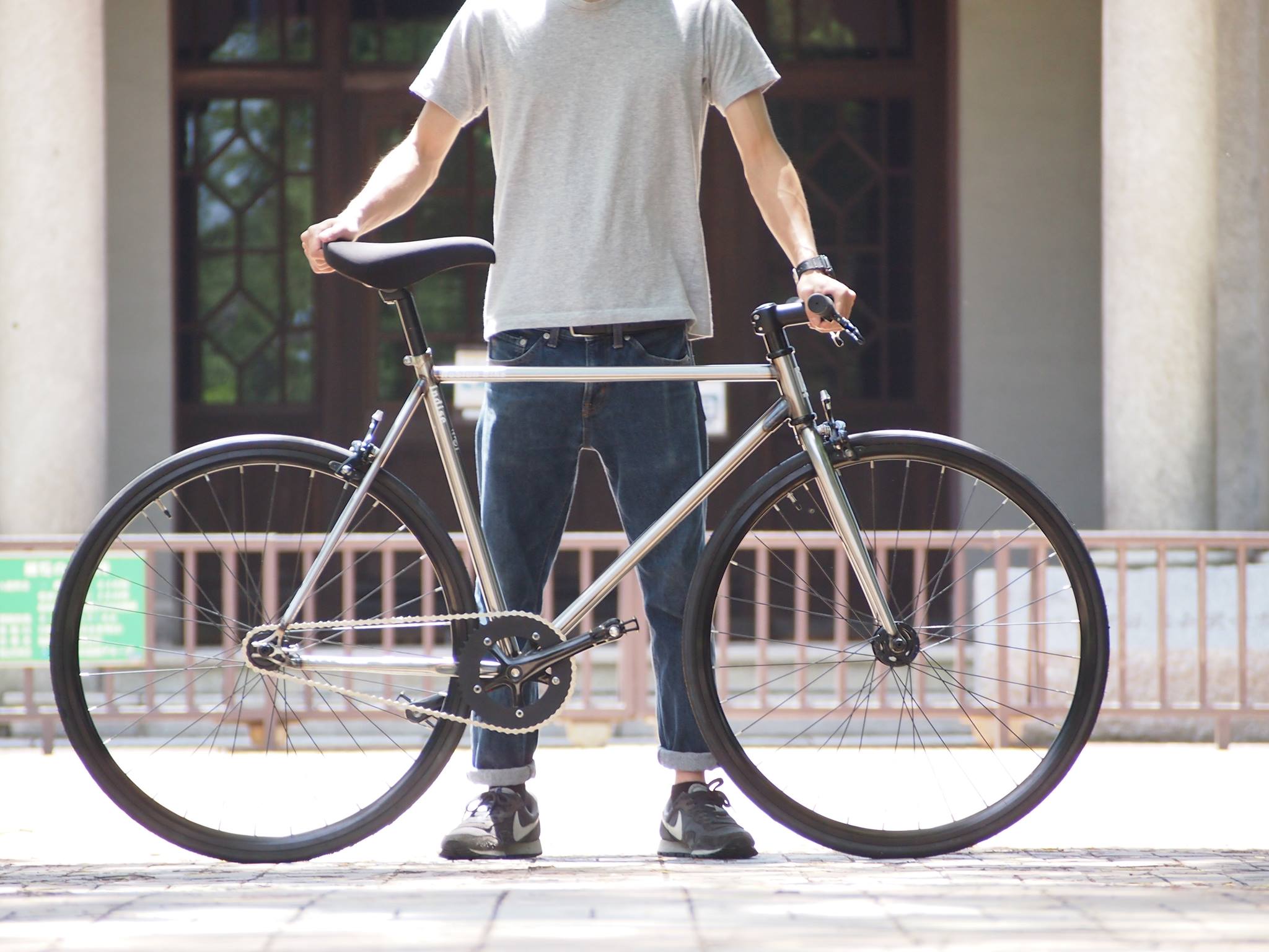 引き取り限定♪Nubion bike♪Page1♪クローム♪クロスバイク♪ 700×32C 