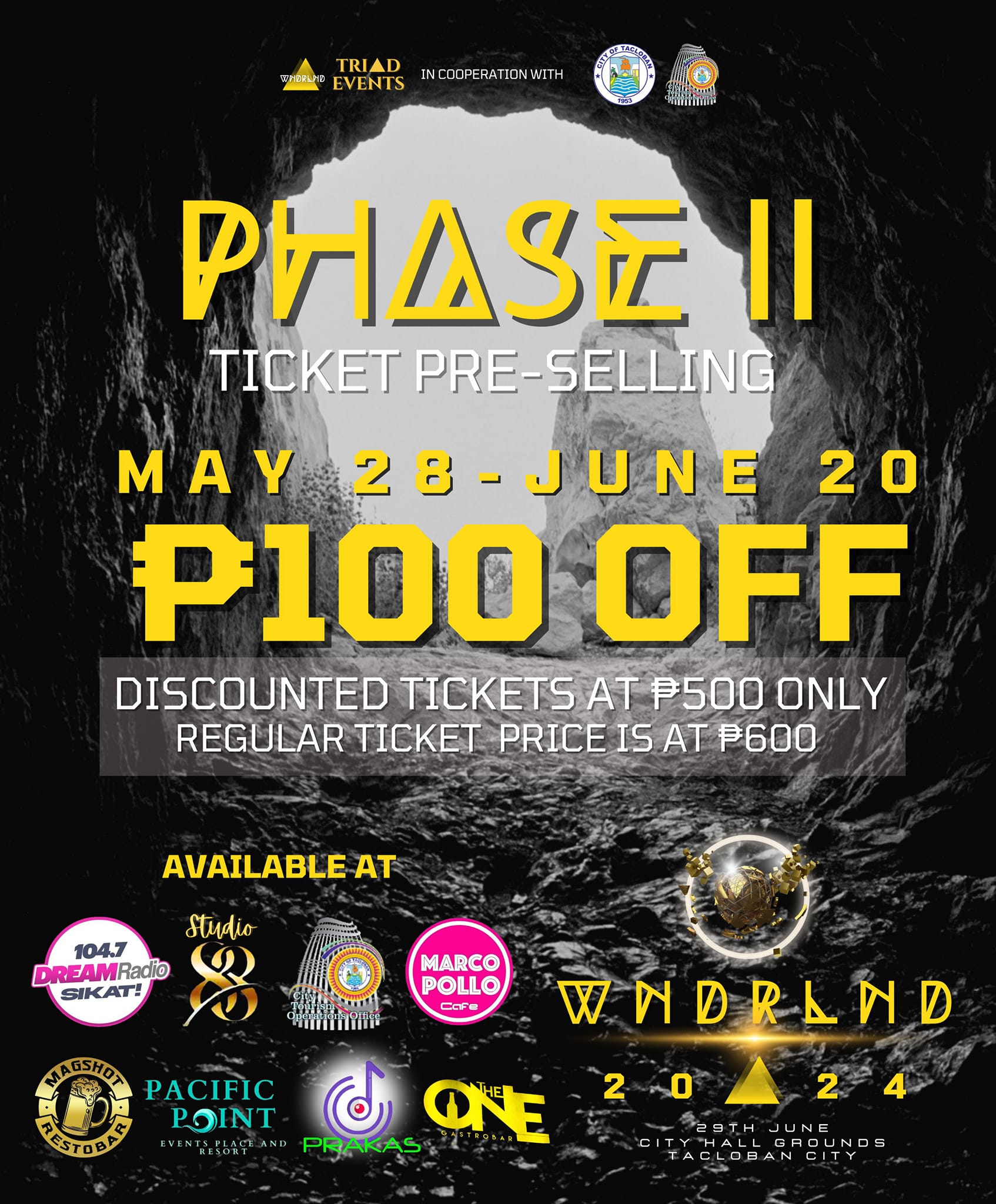Triad Events - It's the PHASE II for our PRE-SELLING of...