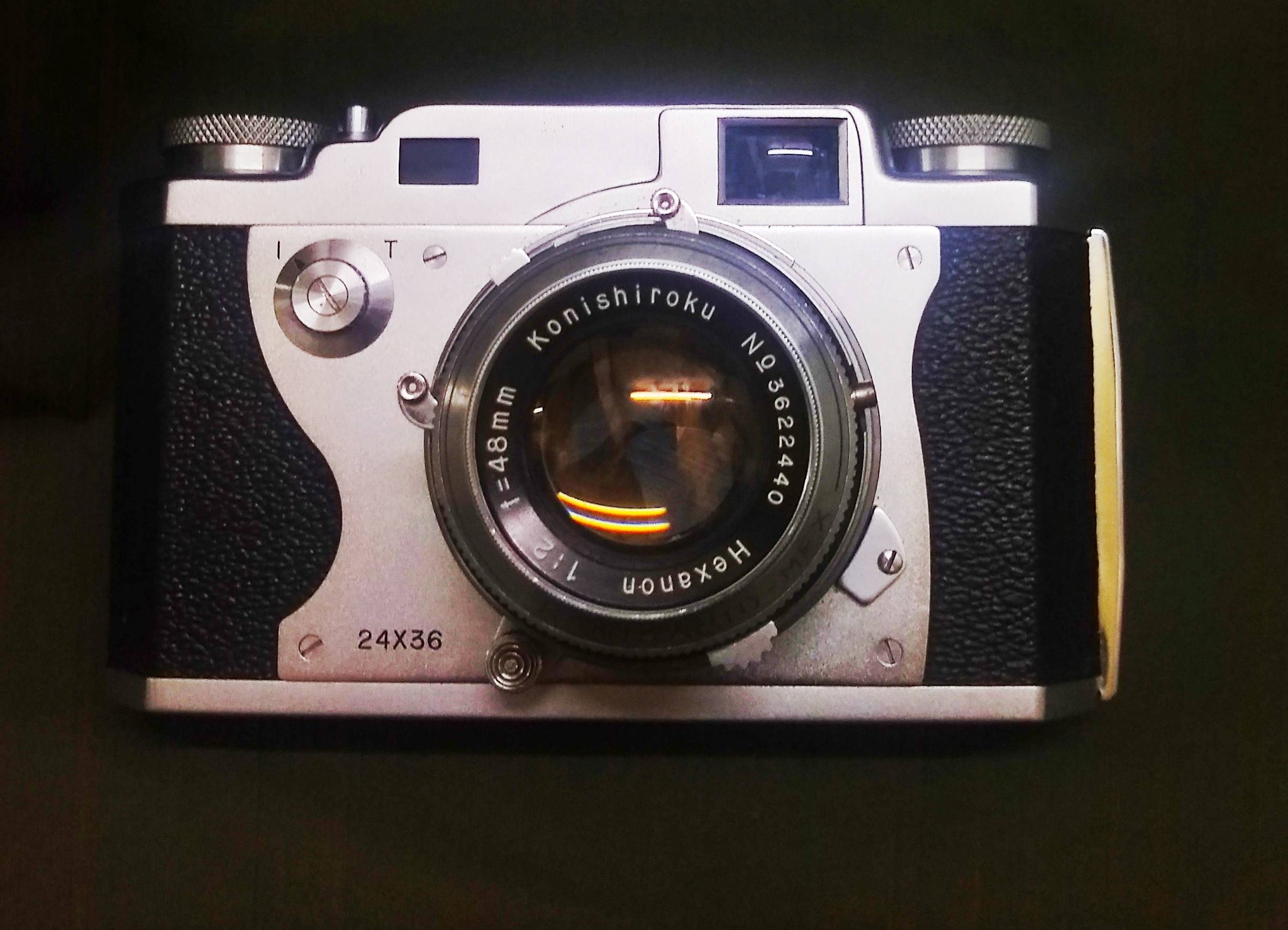Konica III Hexanon 48mm F2 ジャンク Konica III rangefinder with Hexanon 48mm f2 lens