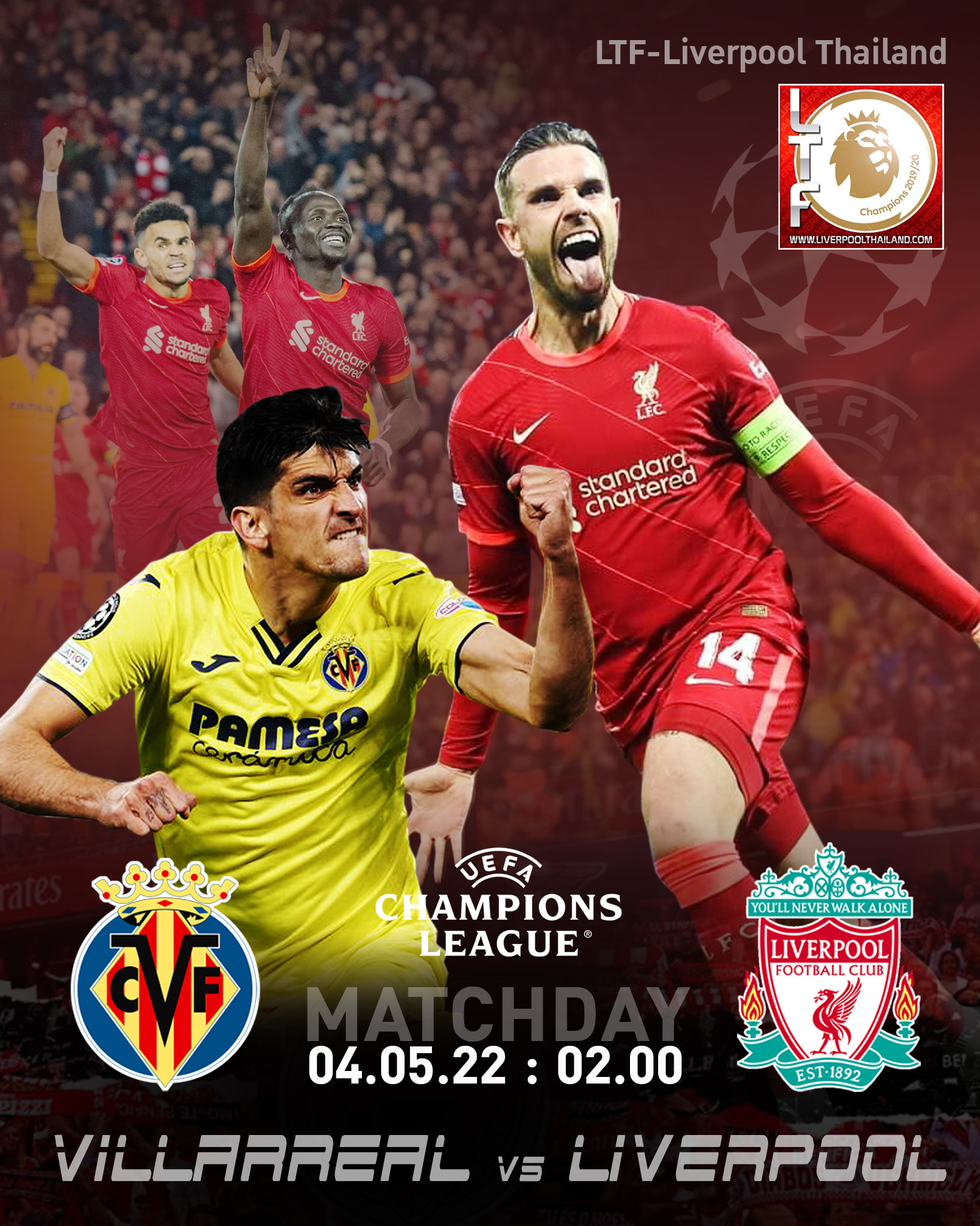 🔴 MATCHDAY 🔴 ยูฟ่า... - LTF-Liverpool Thailand | Facebook