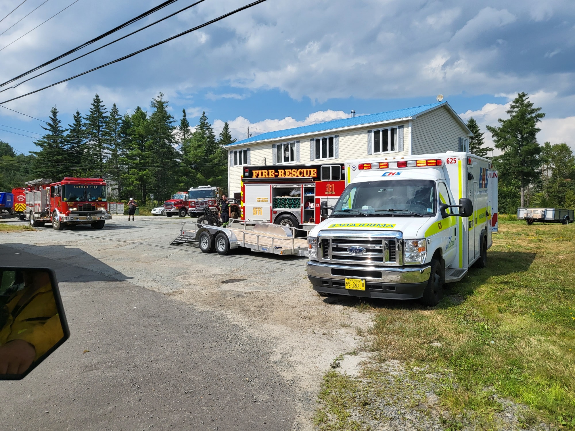 A tricky woods fire was... - Port Williams Fire Department | Facebook