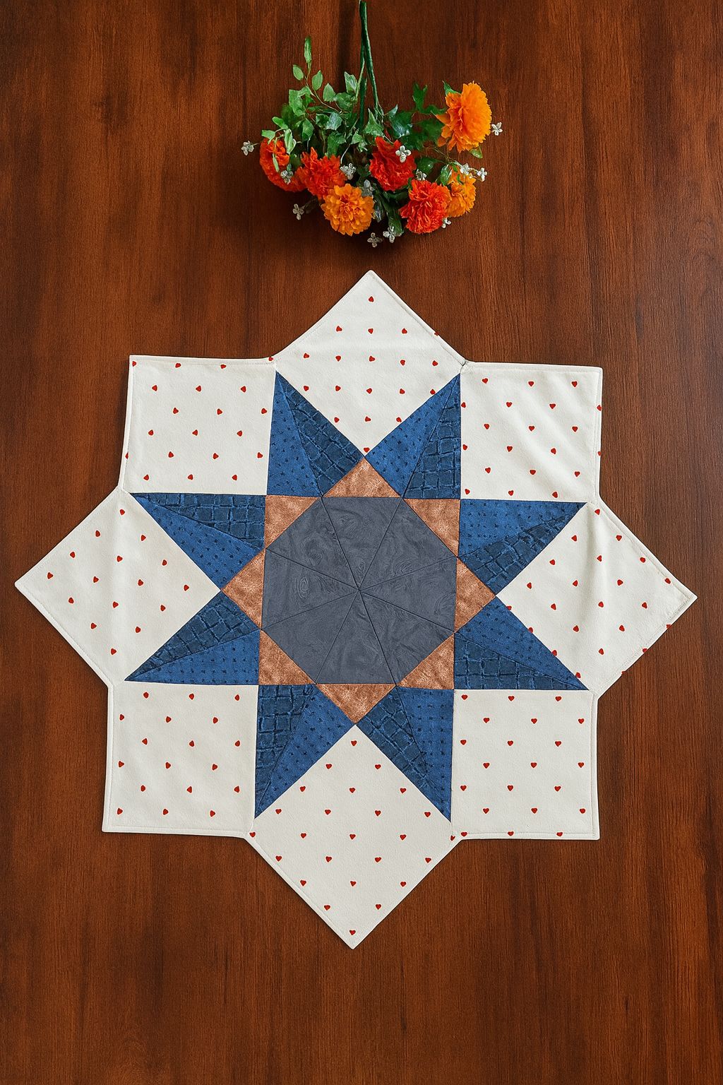 Indah - Star Quilt Table Toper Idea ️ | Facebook