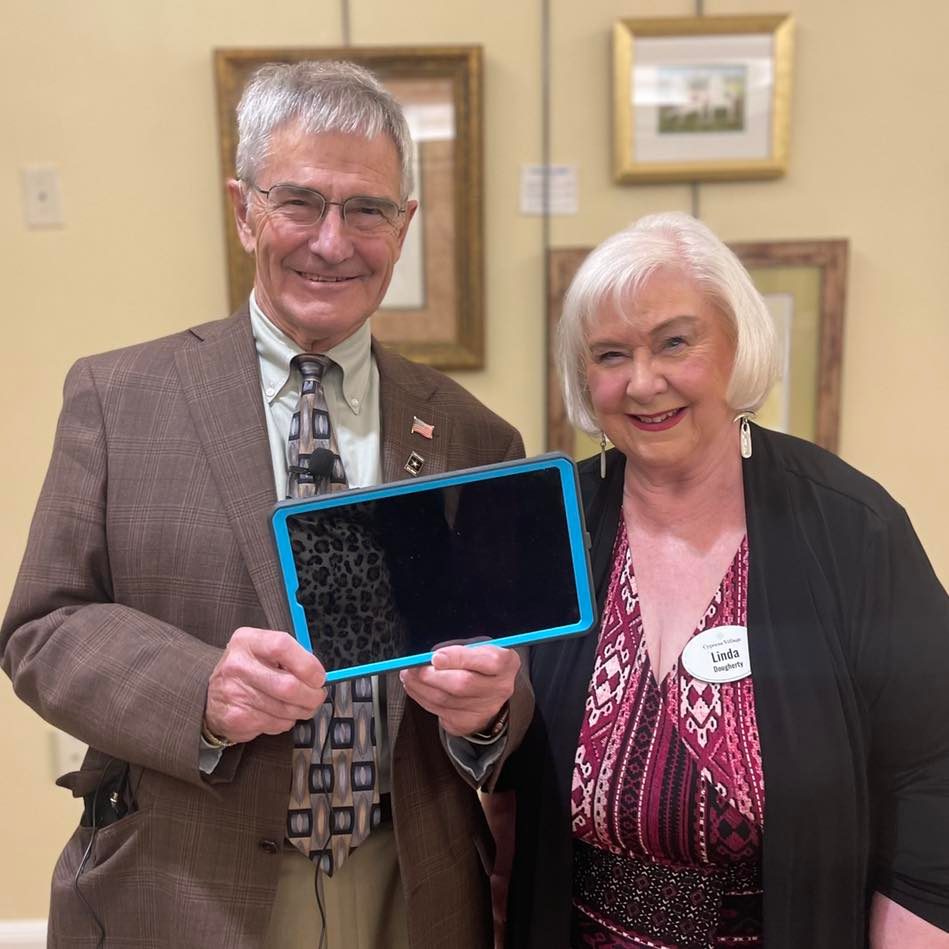 Cypress Village - Residents Jim Jandreau and Linda...