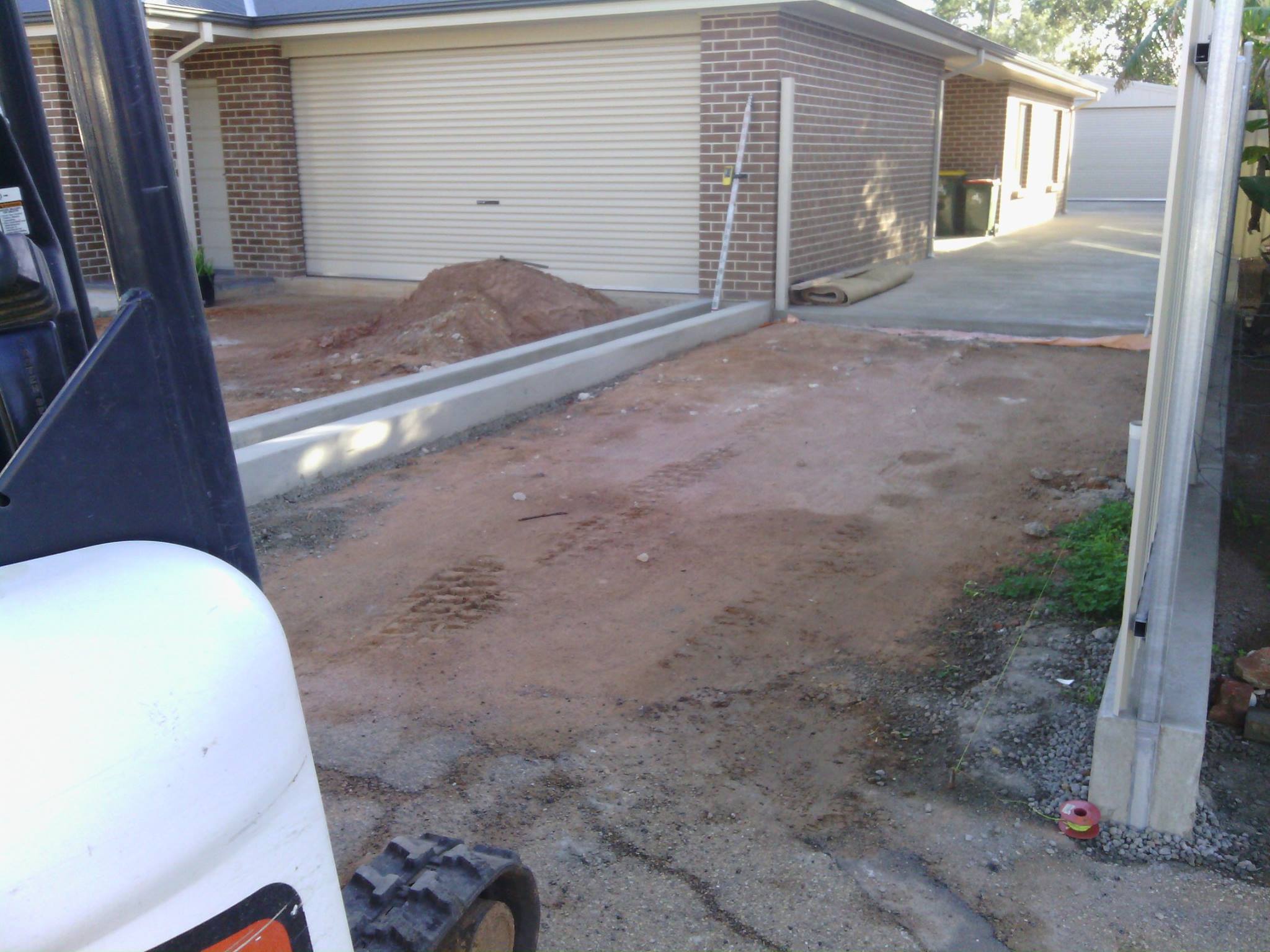 Some before and after pictures of prep... - Caddy Earthworks