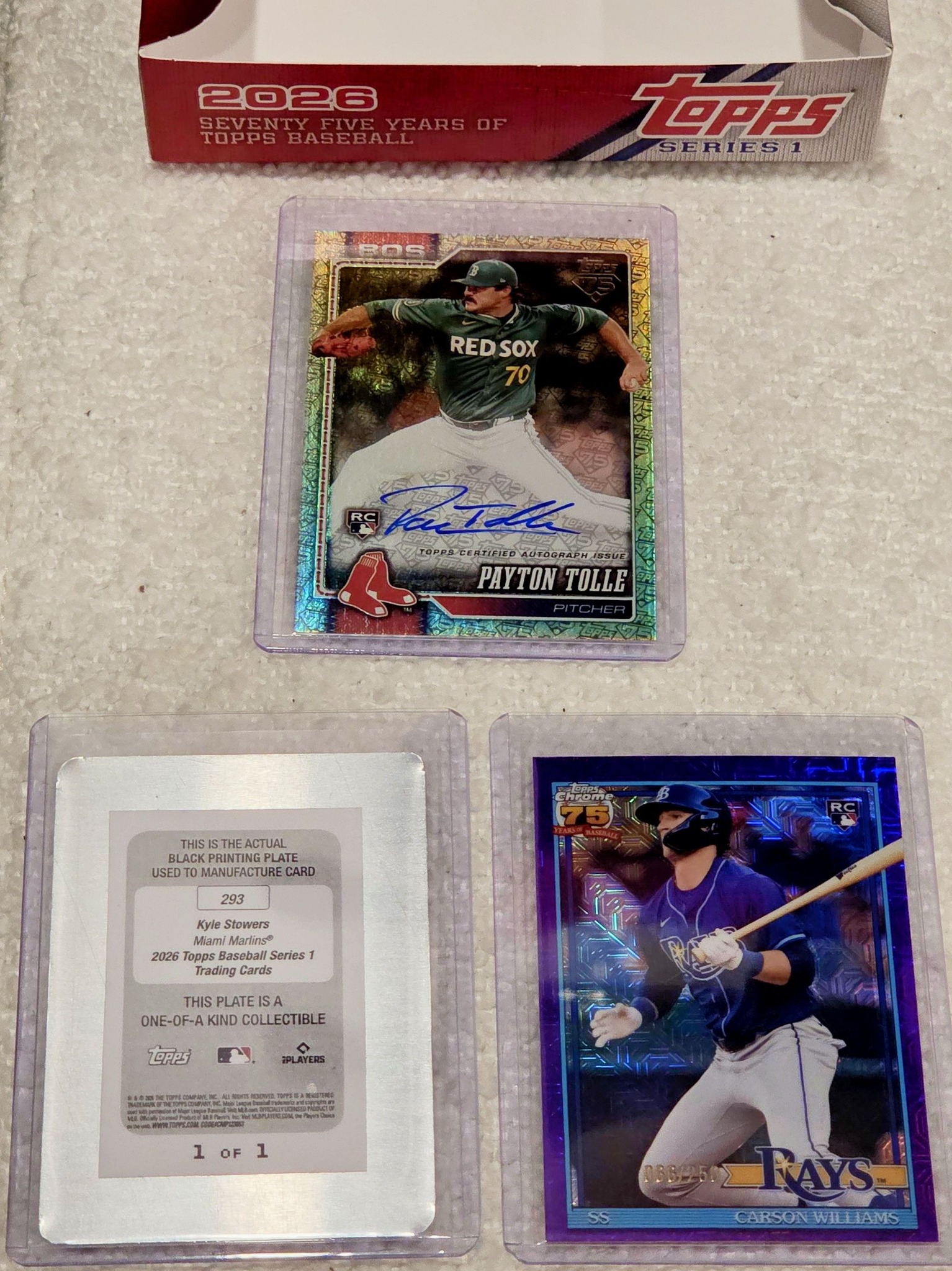 Has anyone seen these 1 of 1 printing plates yet?