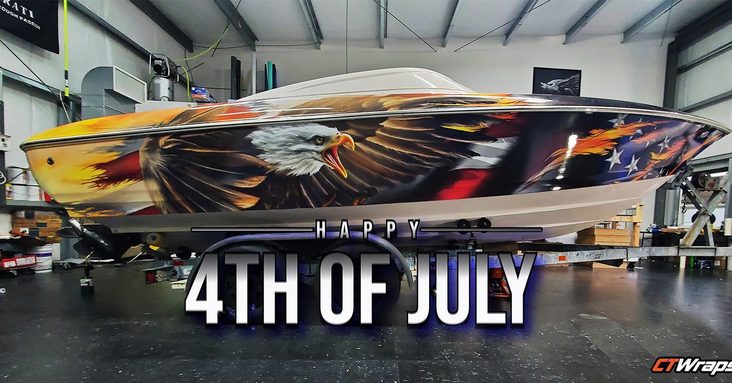 CT Wraps - Another One of a kind Digitally painted Boat... | Facebook