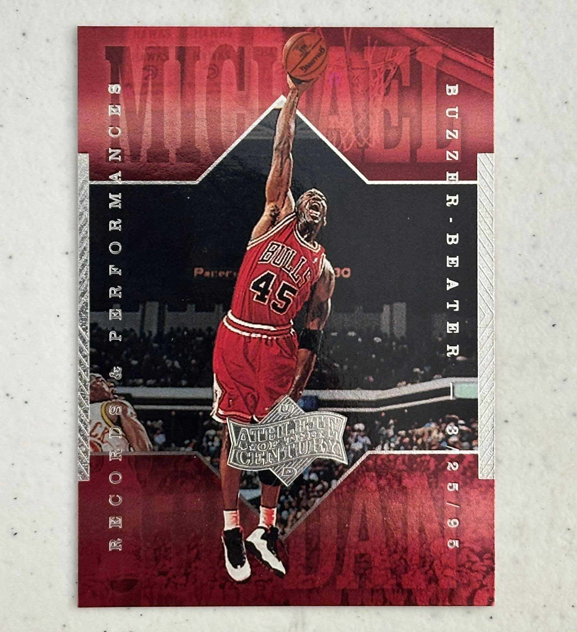 Is this 1999 Upper Deck Michael Jordan Athlete of the Century card 