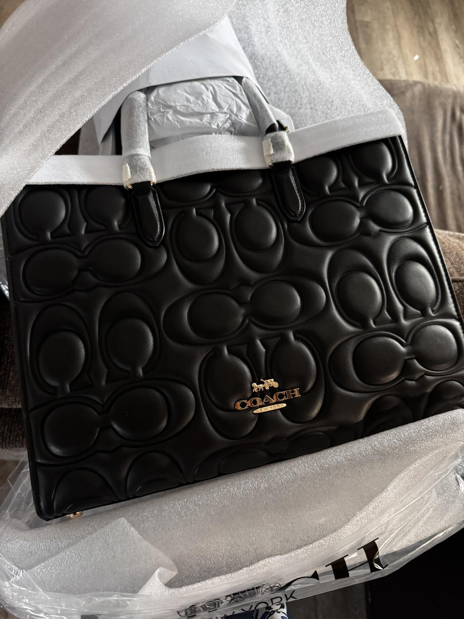 First Coach bag as a Christmas gift