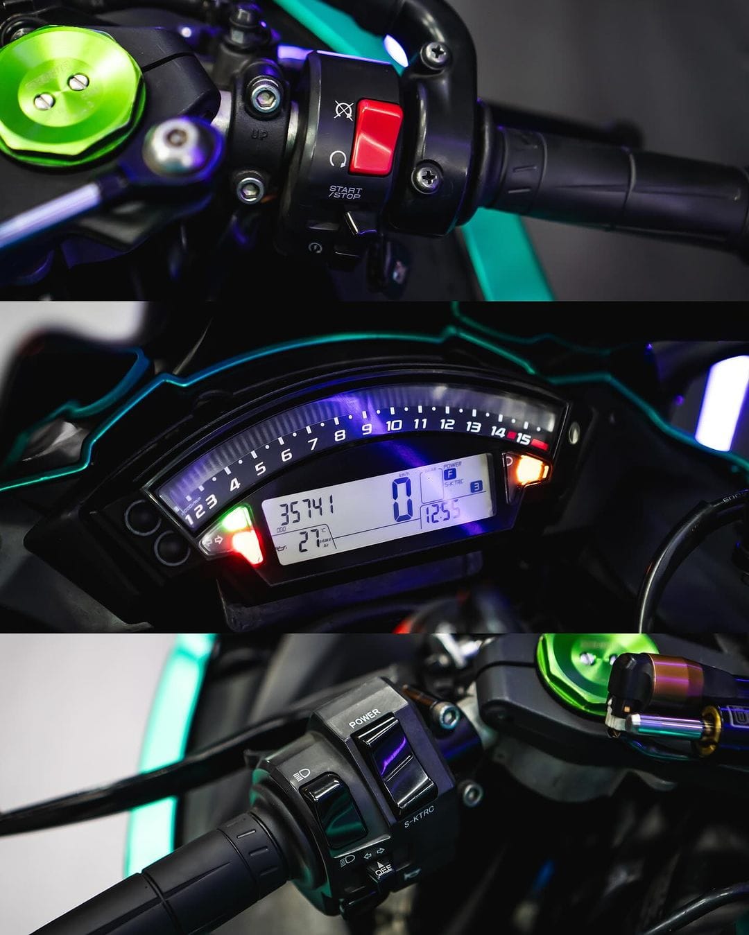 Kawasaki ZX10R with OBR Ride Safe Maam and Sir🔥 #Three60