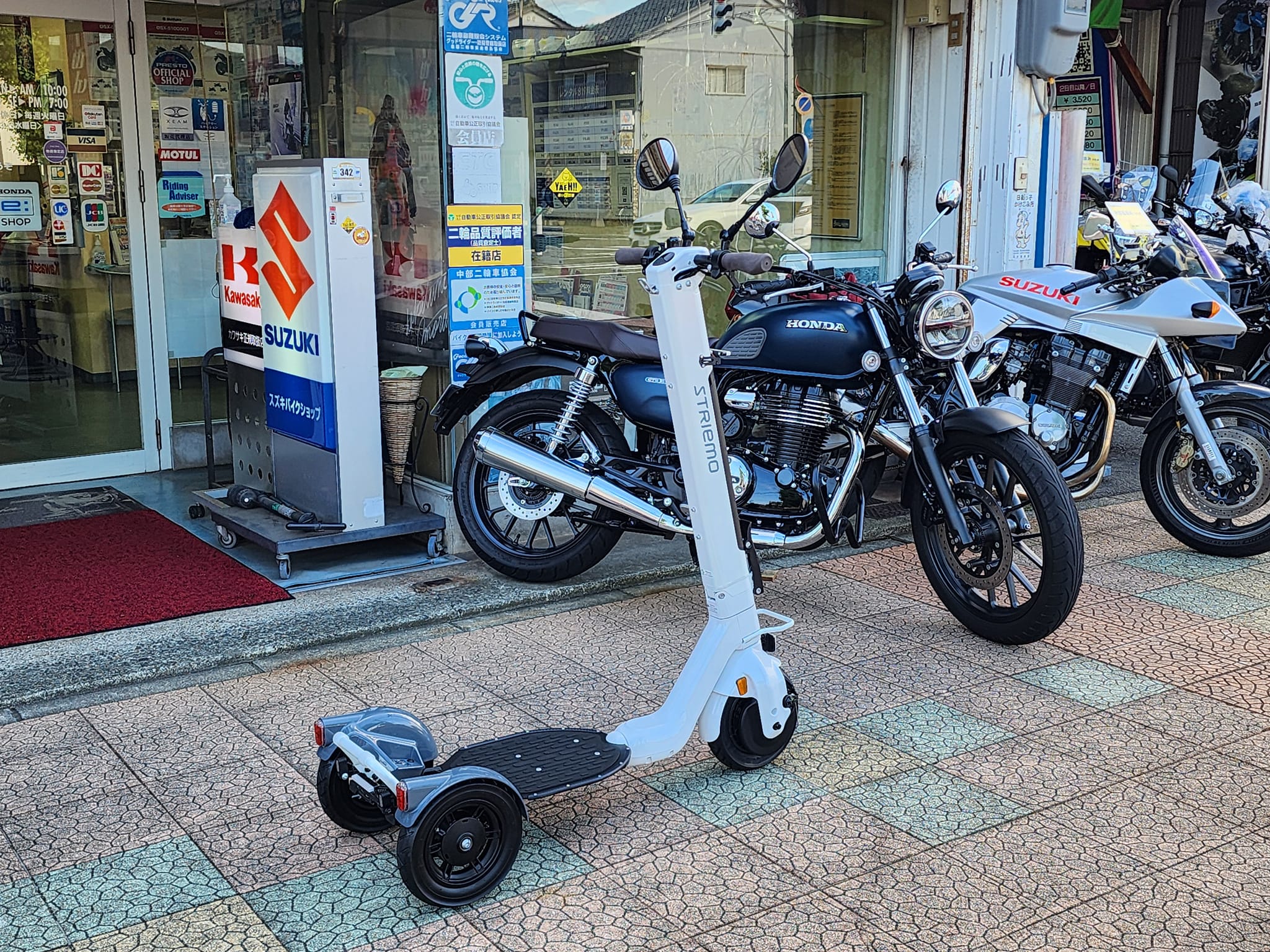 ホンダ発ベンチャー企業《ストリーモ》展示ございます? #striemo 
