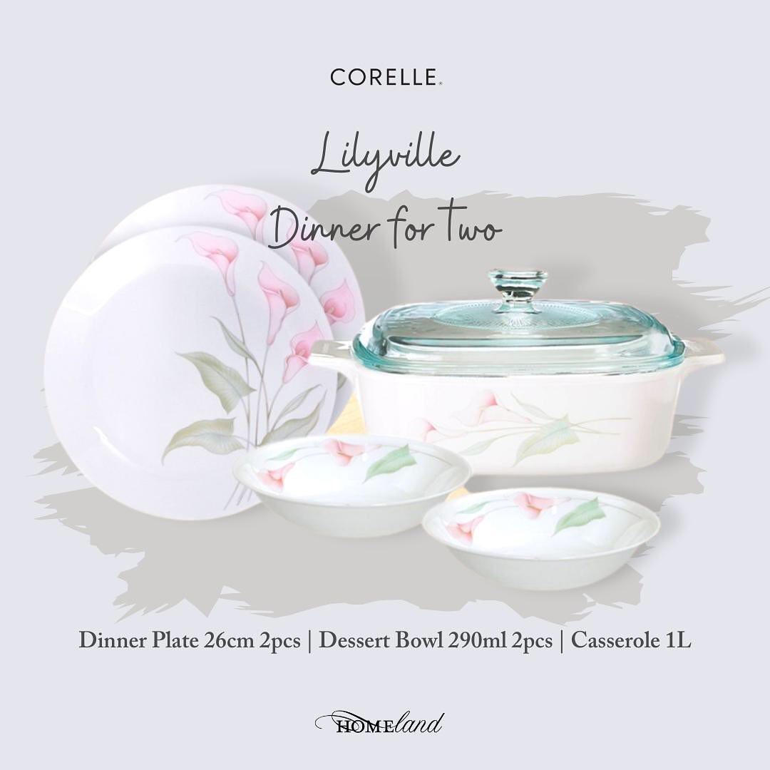Homeland - Hadirkan dinner set bermotif bunga Lily yang dapat anda ...