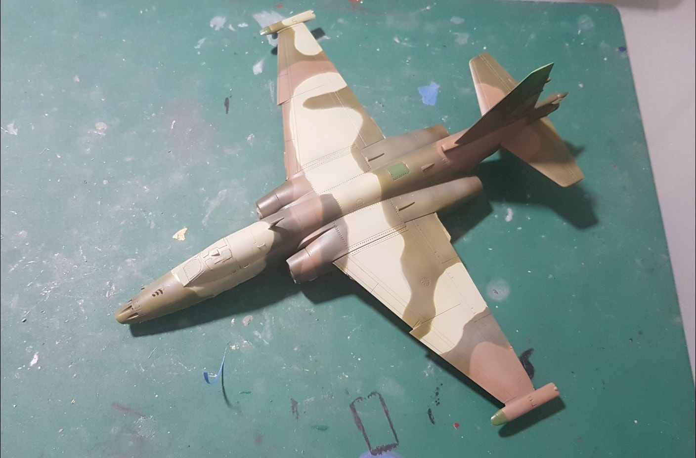 1/72 B52 Vietnam War camouflage pattern