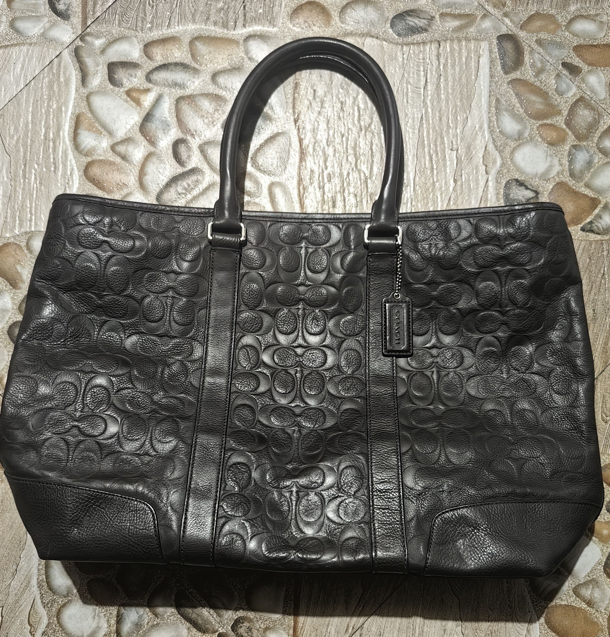 Coach Heritage Leather 2WAY Business Bag (Model F71136) Vintage