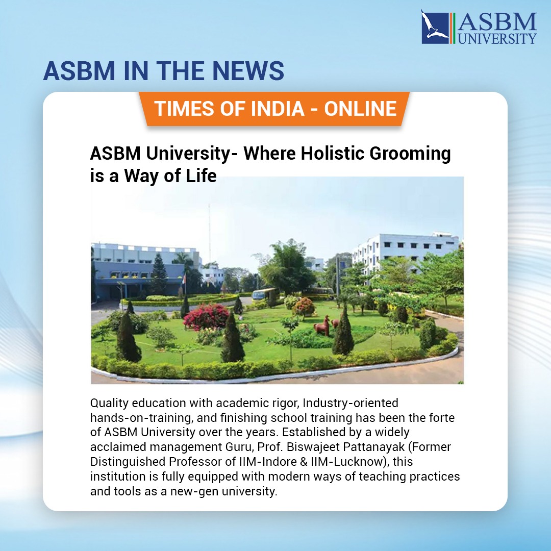 ASBM University - ASBM is a unique finishing school module... | Facebook