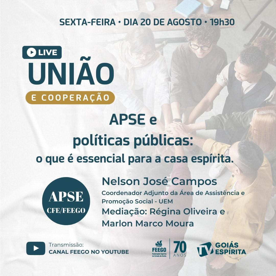 Feego Goiás - A FEEGO apresenta: Live União e Cooperação:... | Facebook