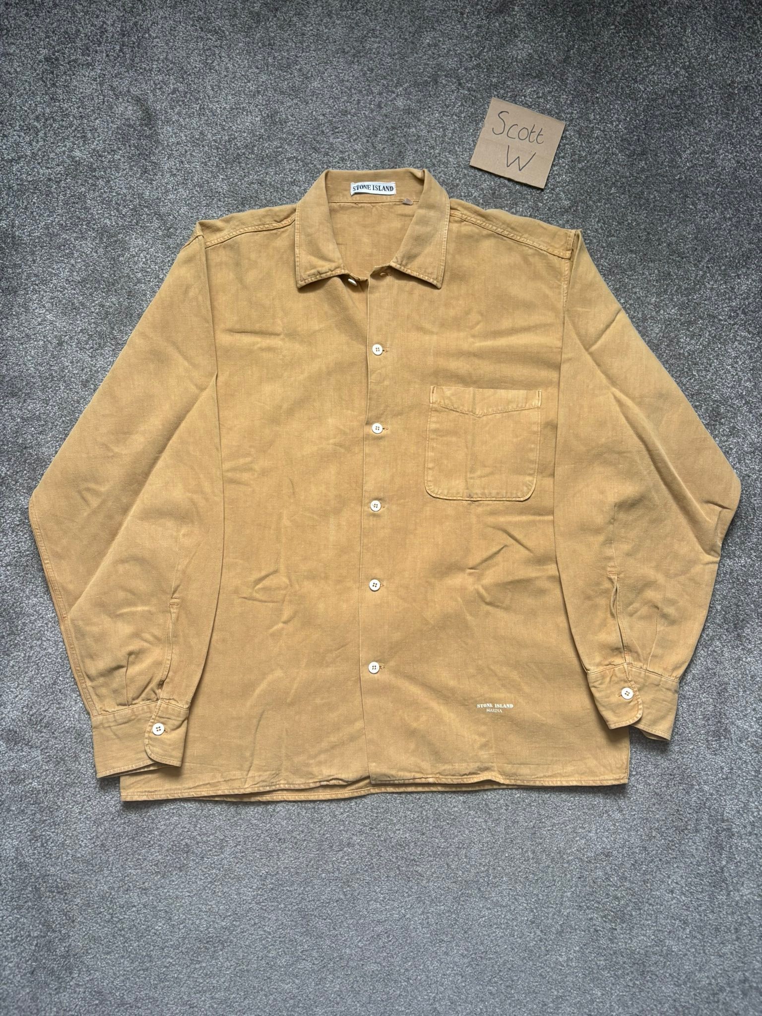 Green patch stone island tee 3xl 26 length 26 ptp £70 Paul and
