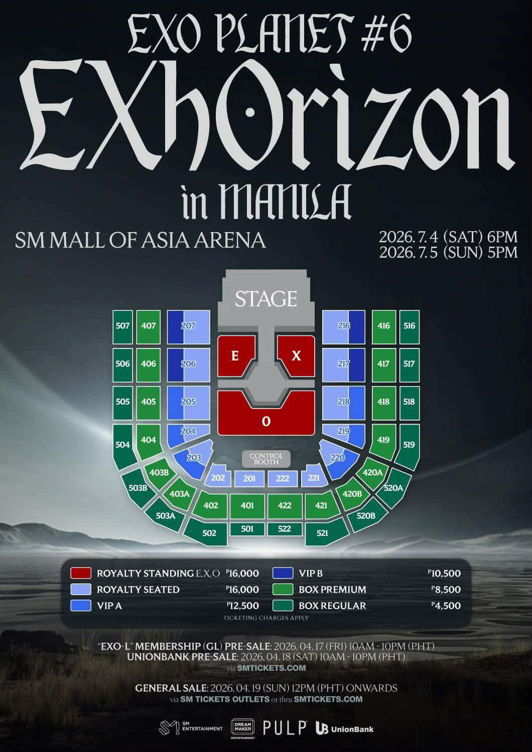 EXhOrizon official merchandise pre-sale in Manila, Metro Manila