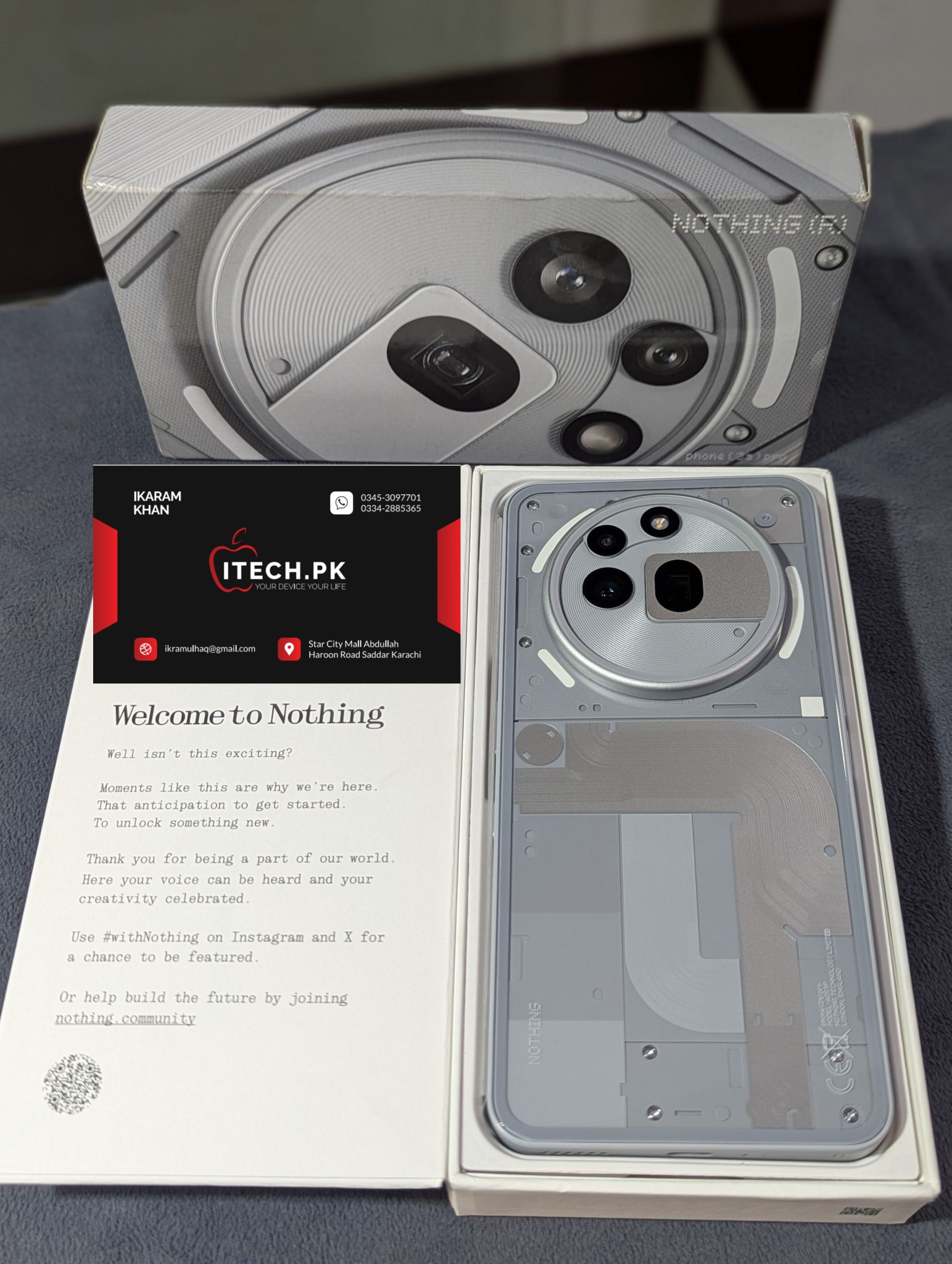 NothingPhone3aPro Nothing phone 3a pro 12/256gb gray colour 