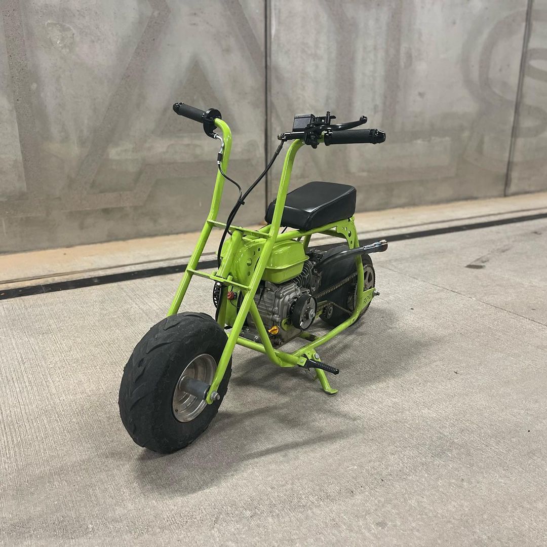 coleman bt200x-g 196cc gas powered green mini bike B200RSV Bt200x Coleman Powersports 200cc Gas