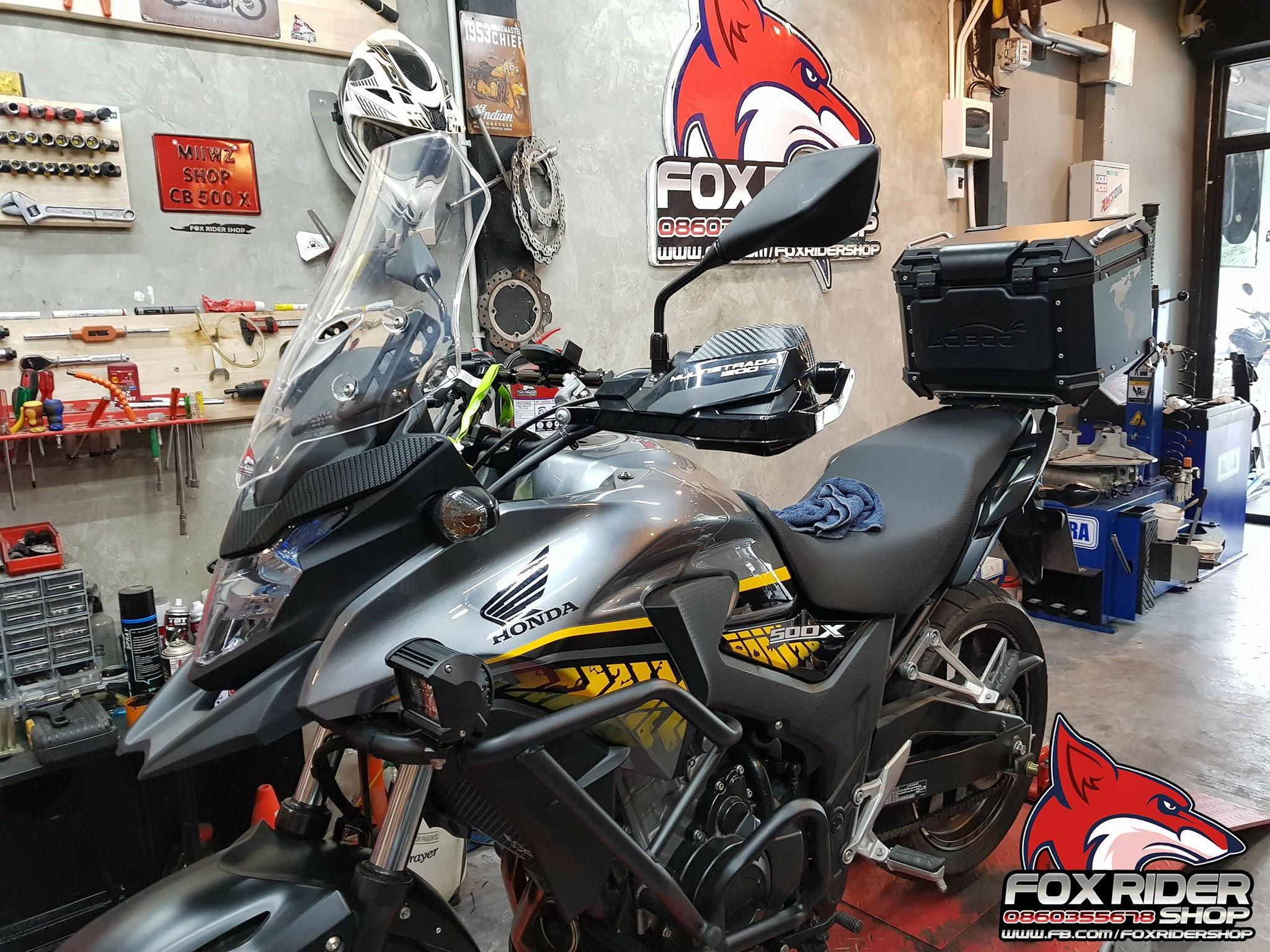 Fox Rider Shop - เสริมหล่อกันไป กับปี๊บ loboo pike cb500x... | Facebook